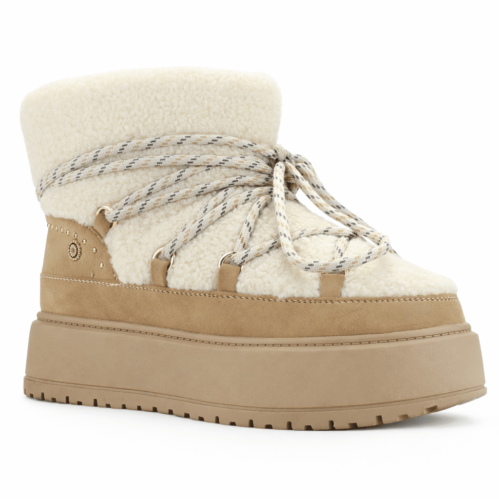 Botin Mujer Chalada Casual Ailen-1 Beige