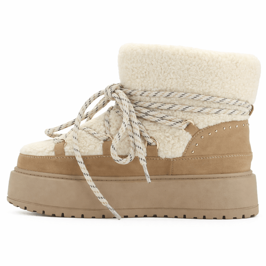 Botin Mujer Chalada Casual Ailen-1 Beige