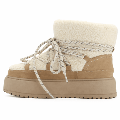 Botin Mujer Chalada Casual Ailen-1 Beige
