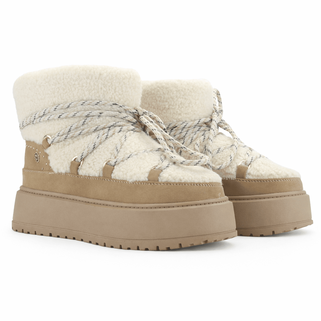 Botin Mujer Chalada Casual Ailen-1 Beige