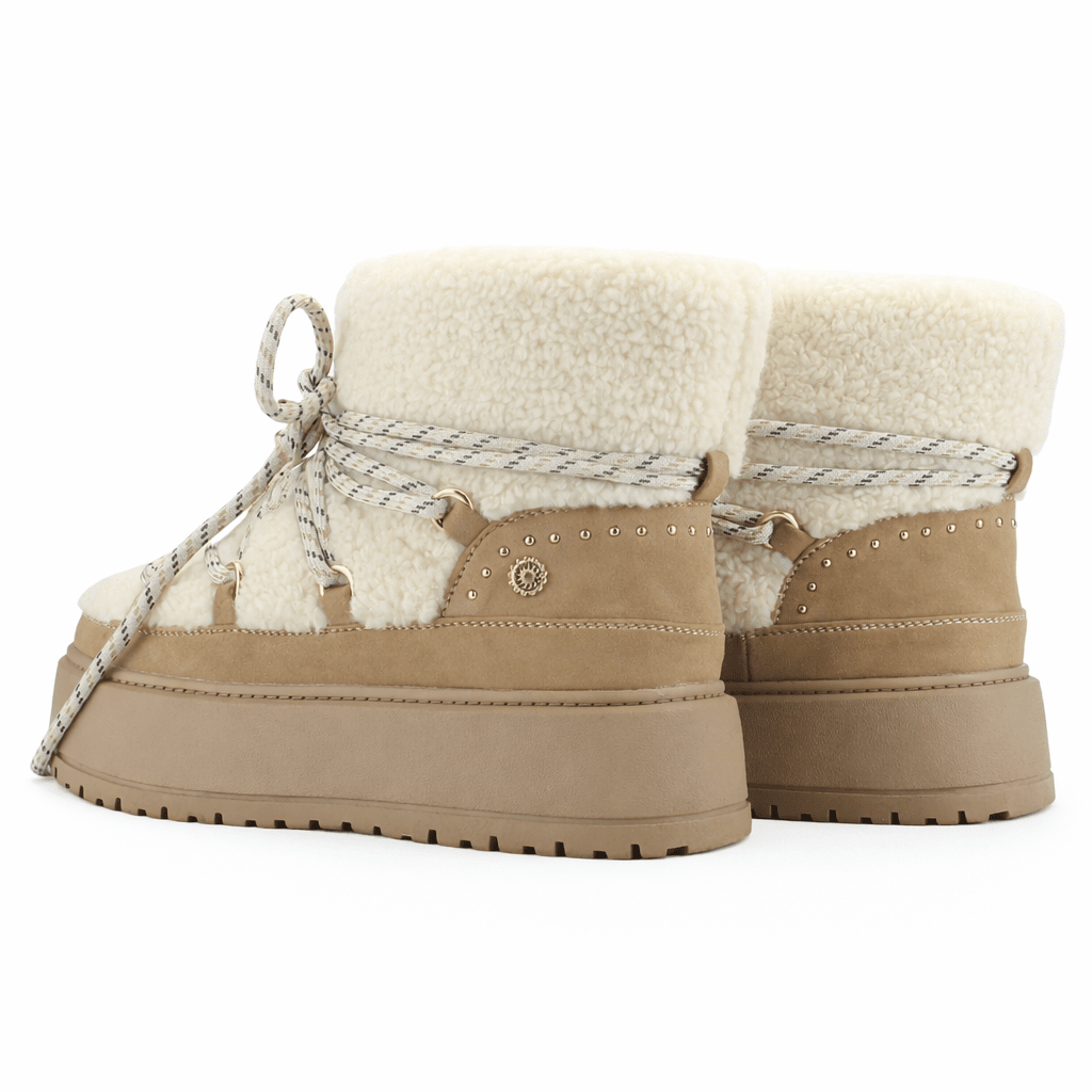 Botin Mujer Chalada Casual Ailen-1 Beige