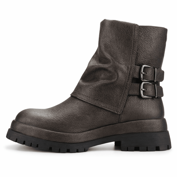 Botin Mujer Casual Chalada Krep Bronce