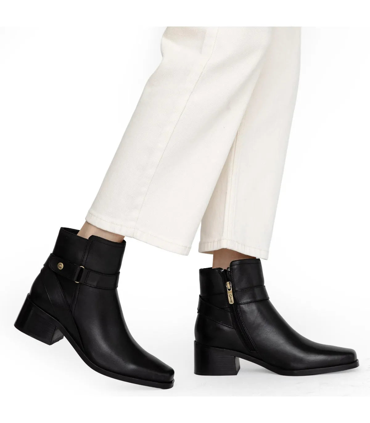 Bootie Mujer Casey Negro