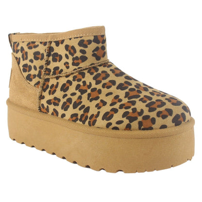 Botin Mujer Pinguih-1 Casual Chalada Leopardo