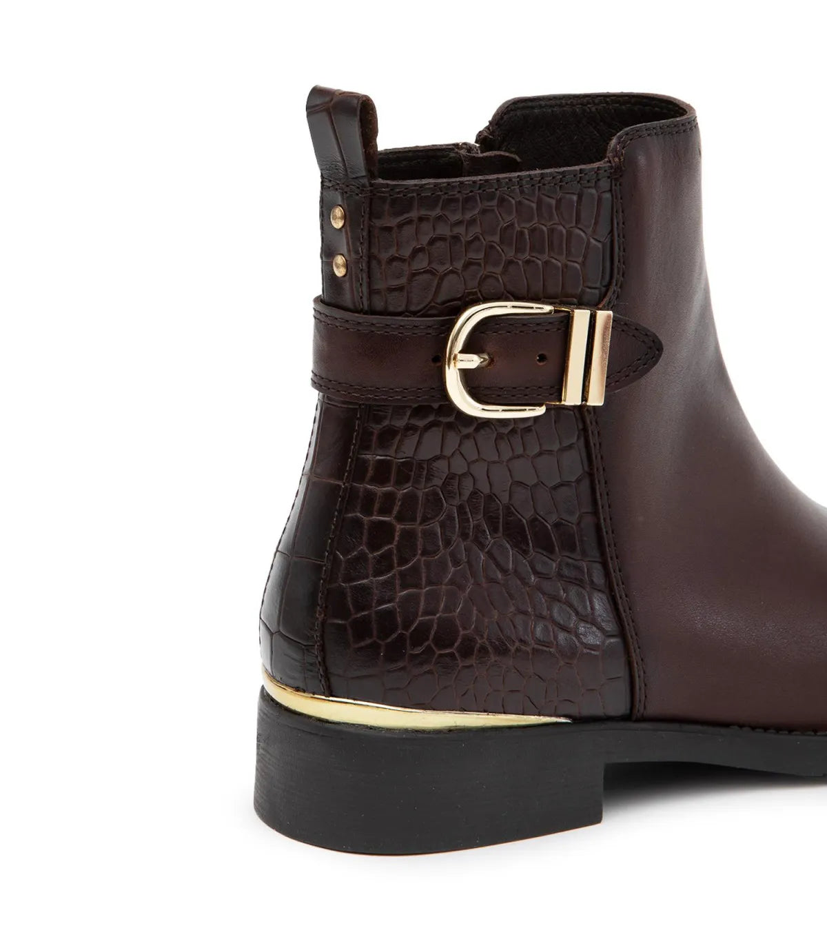Bootie Mujer Hortencia Chocolate