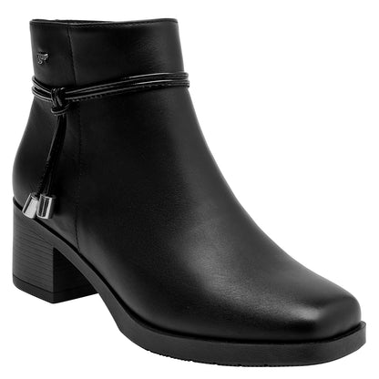 Botín Mujer Cuero black