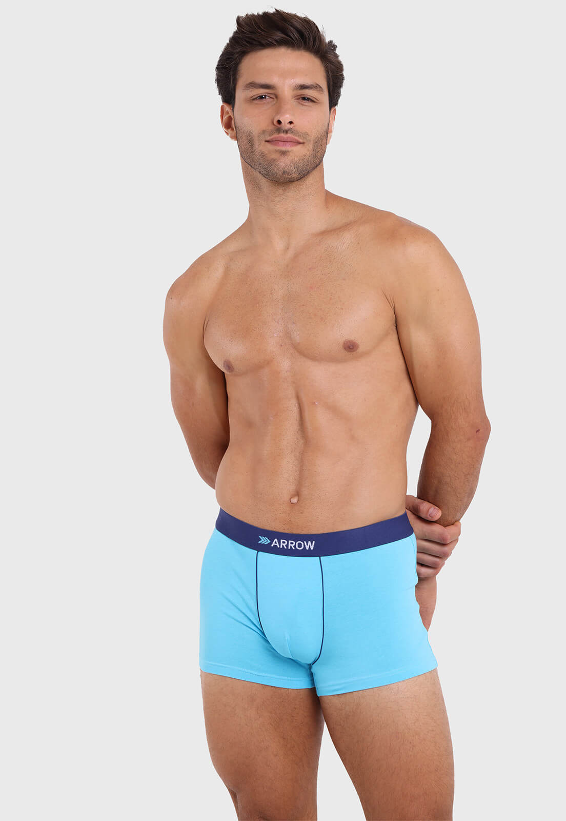 Boxer Hombre 4 Unidades Liso Colores