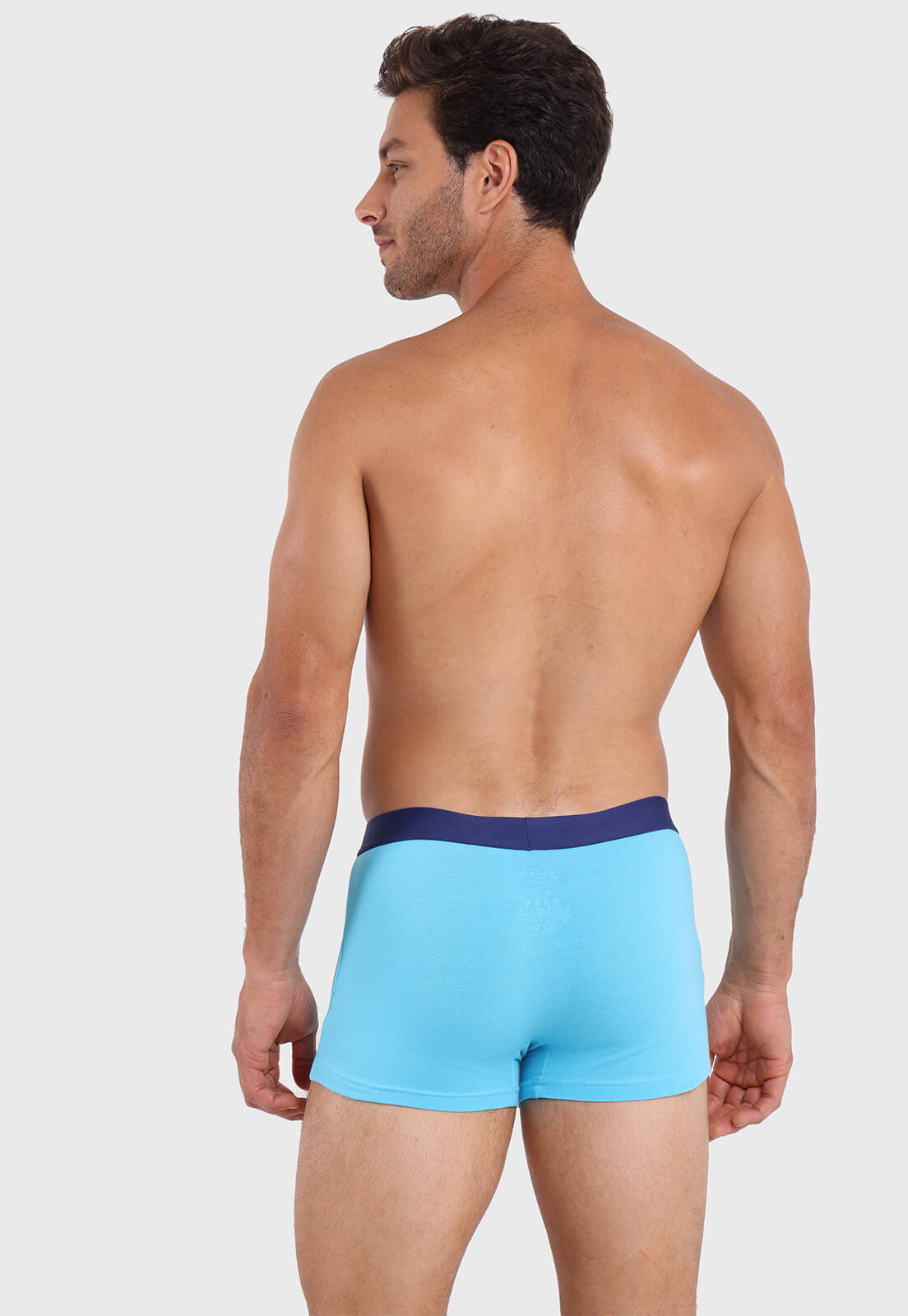 Boxer Hombre 4 Unidades Liso Colores