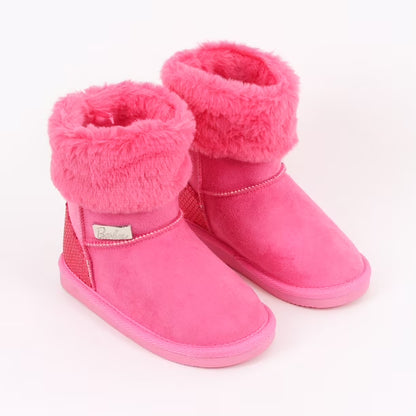 Bota Niña Chiporro Lentejuelas Rosado Barbie