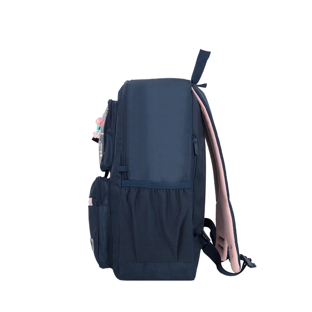 Mochila para notebook 15" Cleveland azul/rosada