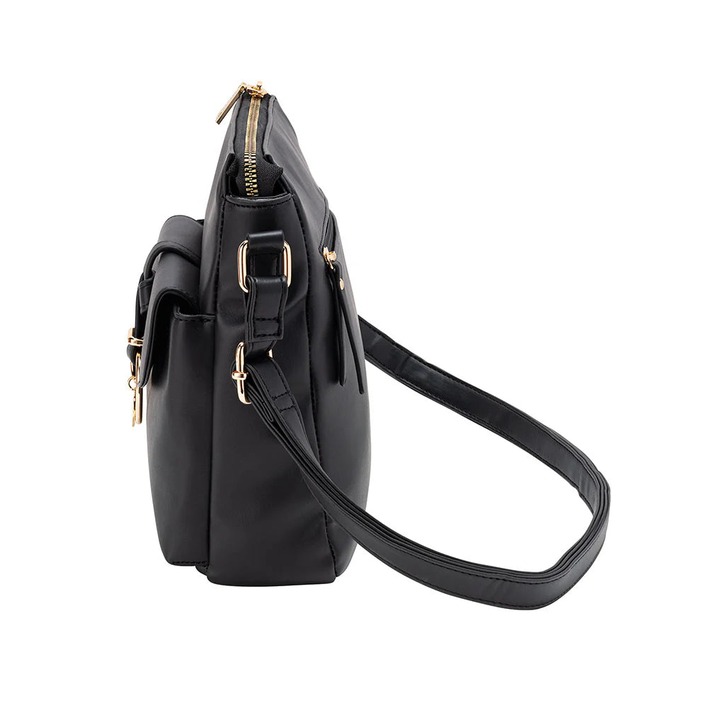 Cartera Mujer Bandolera Para Mujer Mantua Negra