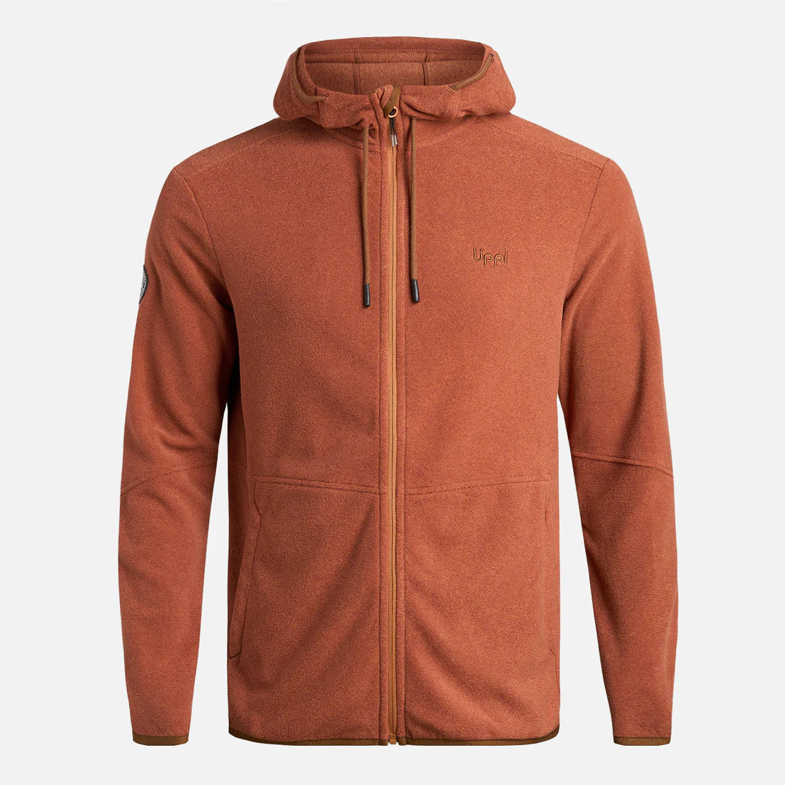 Polar Hombre Stripes Nano-F Full Zip Hoody Camel