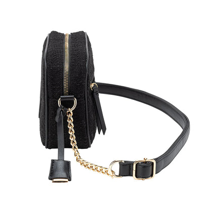 Cartera Mujer Bandolera Para Mujer Lyon Negra