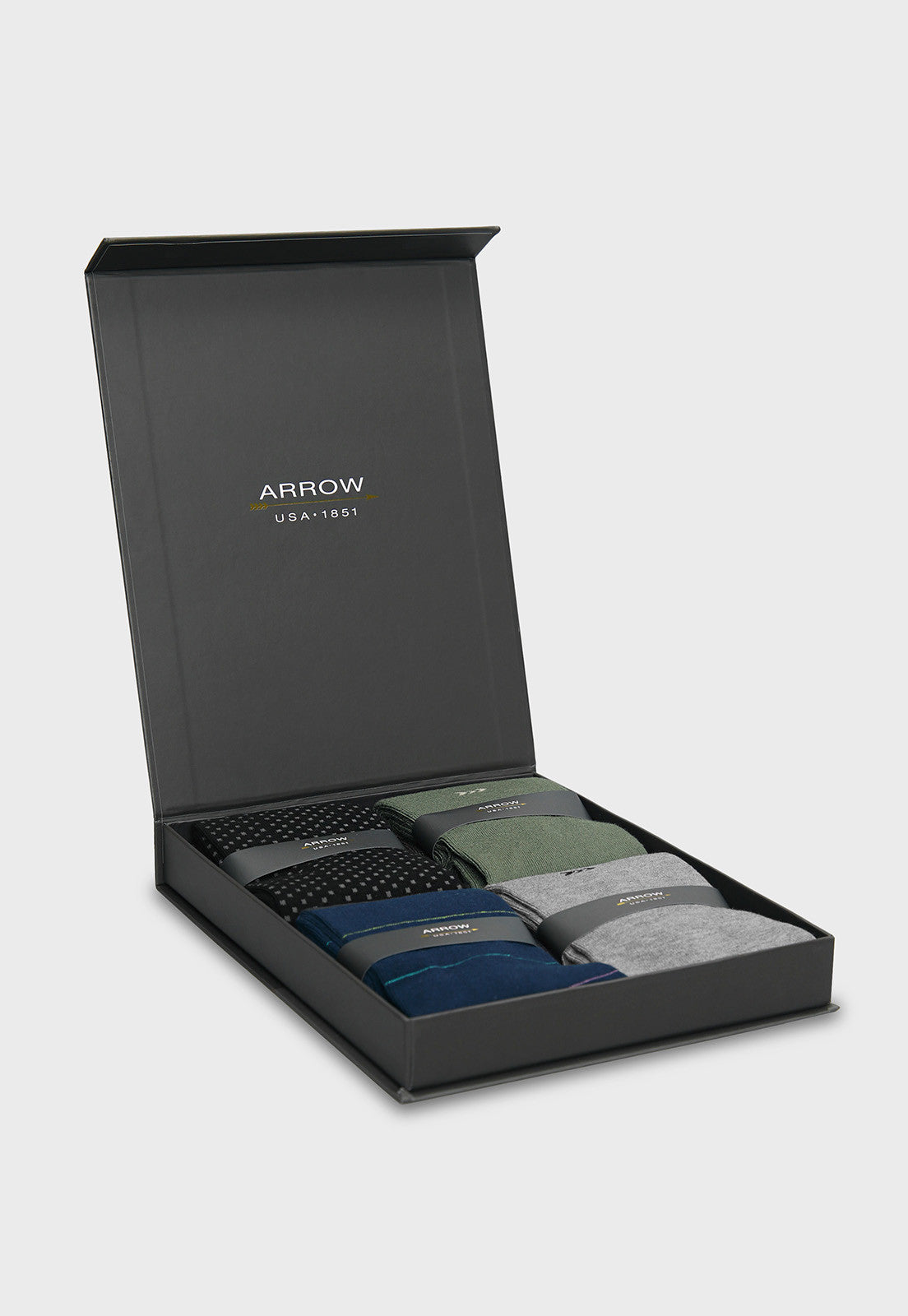 Caja Hombre Calcetines 4 Unidades Casual Azul