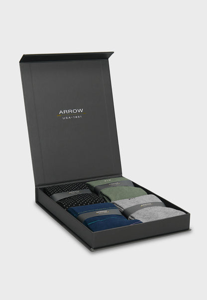 Caja Hombre Calcetines 4 Unidades Casual Azul