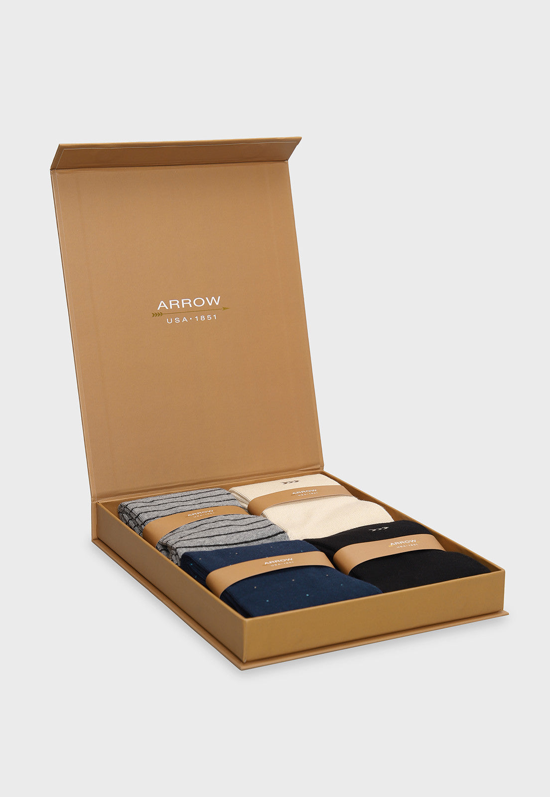 Caja Hombre Calcetines 4 Unidades Casual Puntos