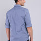 Camisa Hombre Cuadros Azul