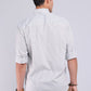 Camisa Hombre Cuadros Blanca