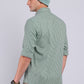 Camisa Hombre Cuadros Verde