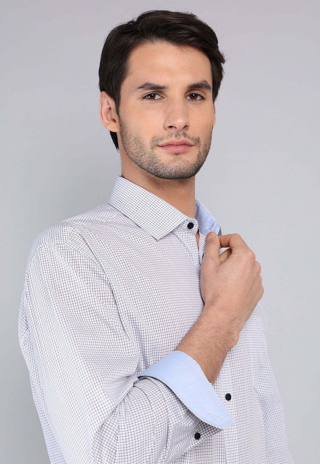 camisa-hombre-formal-a-cuadros-arrow-black