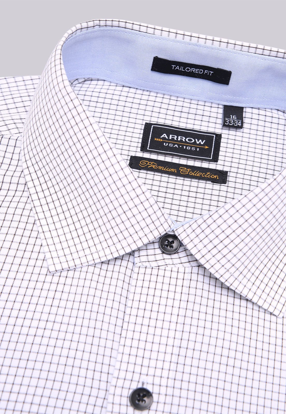 camisa-hombre-formal-a-cuadros-arrow-black