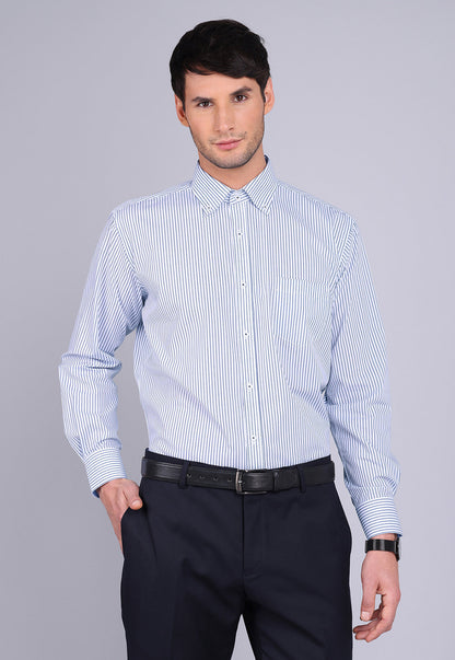 camisa-hombre-formal-a-rayas-blanca