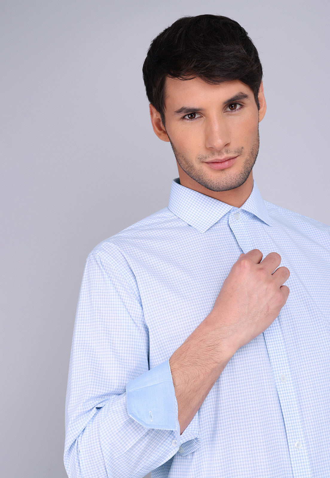 camisa-hombre-formal-cuadros-arrow-celeste-claro