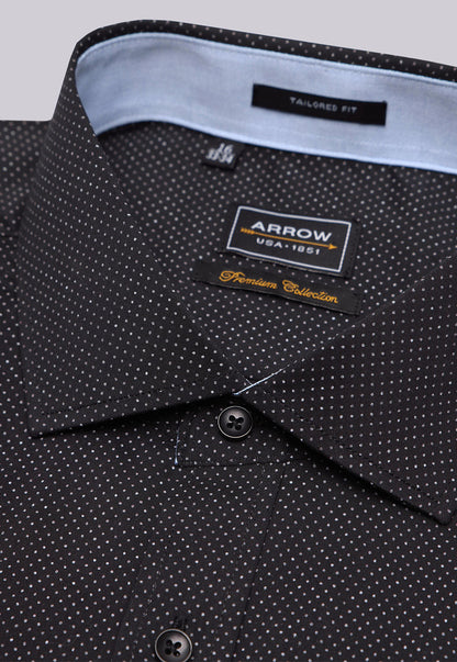 camisa-hombre-formal-print-spandex-black