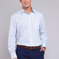 Camisa Hombre Formal Rayas Celeste