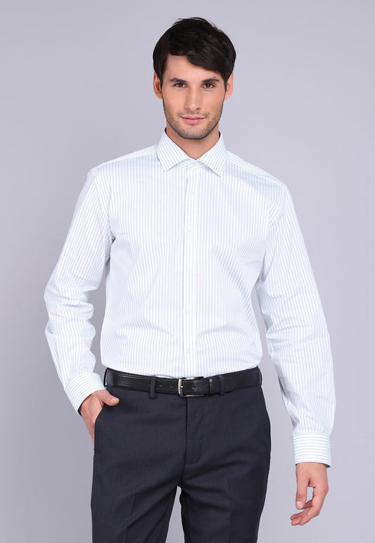 camisa-hombre-formal-rayas-spandex-arrow-blanca-