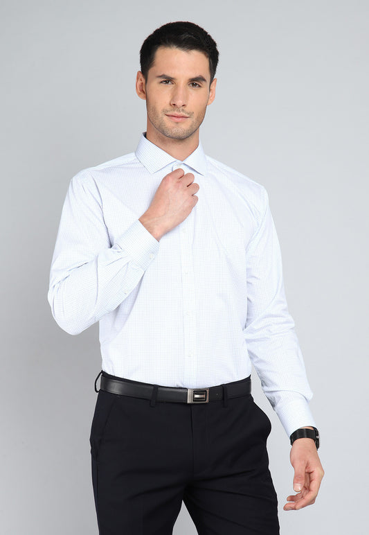 Camisa Hombre Formal Spandex Blanca