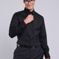 Camisa Hombre Formal Spandex Lisa Negro