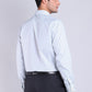 Camisa Hombre Formal Spandex Rayas Celeste