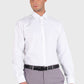 Camisa Hombre Formal Spandex Texturada Blanca