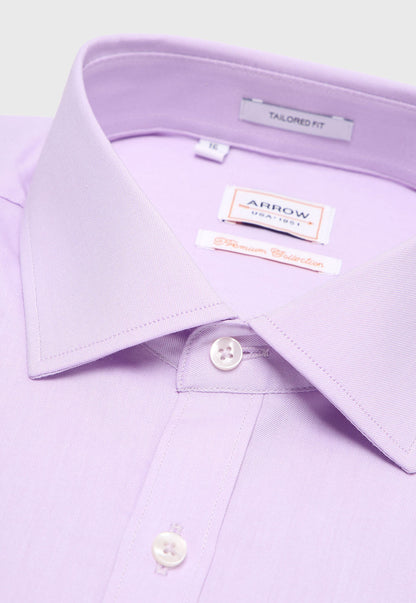 Camisa Formal Spandex Texturada Lila