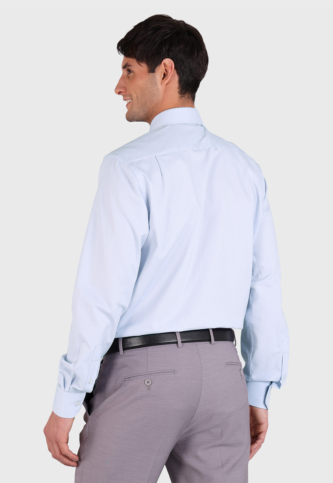 Camisa Formal Spandex Texturada Gris