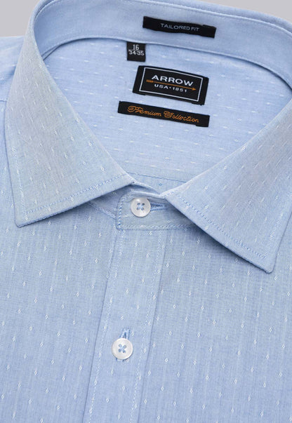 camisa-hombre-formal-texturada-arrow-blue