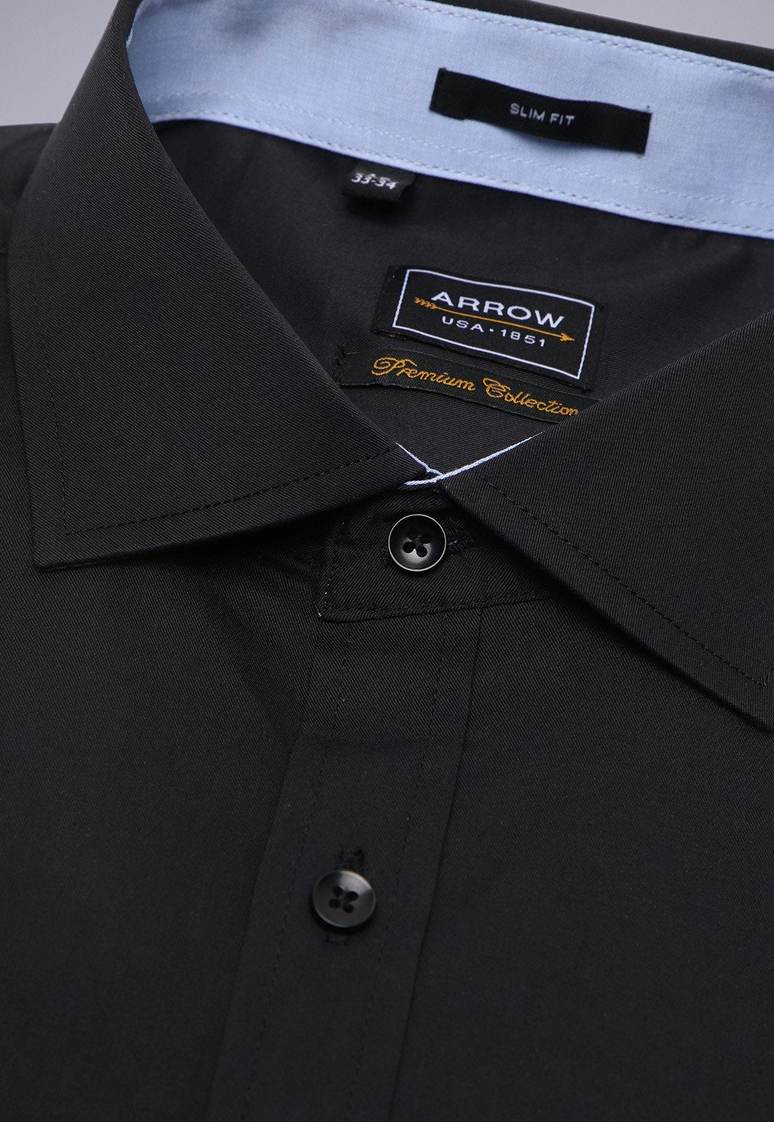 camisa-hombre-arrow-formal-lisa-spandex-slim-fit-negra