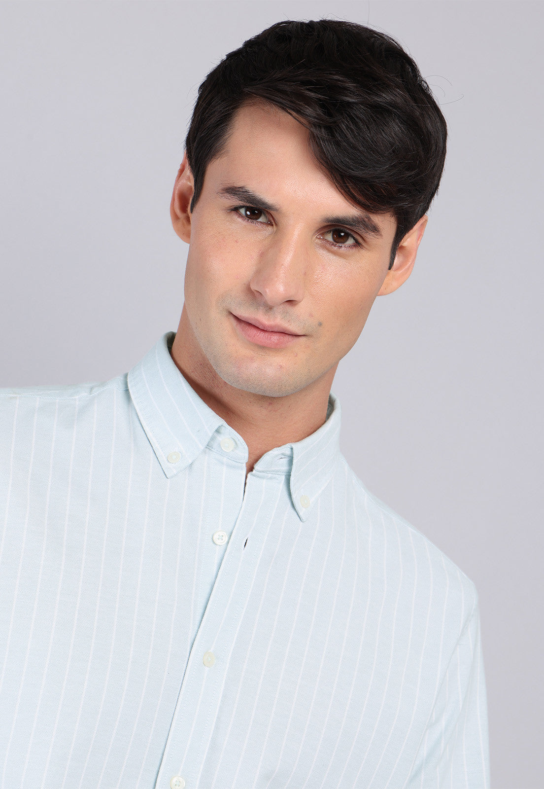camisa-hombre-oxford-spandex-arrow-verde-rayas