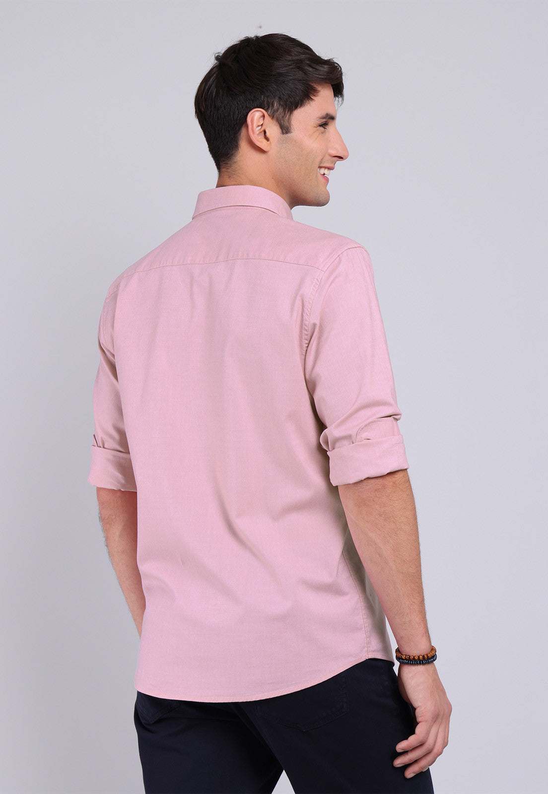 Camisa Hombre Spandex Lisa Rosado