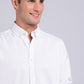 Camisa Hombre Spandex Lisa Blanca