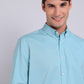 Camisa Hombre Spandex Lisa Turquesa