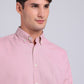 Camisa Hombre Spandex Lisa Rosado