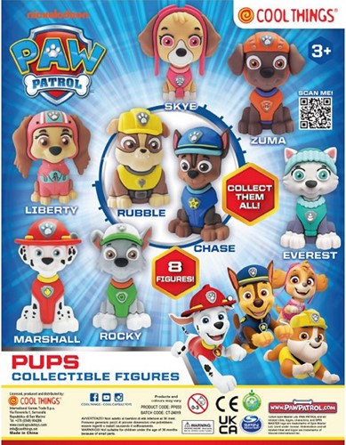 Cápsulas Paw Patrol Pups