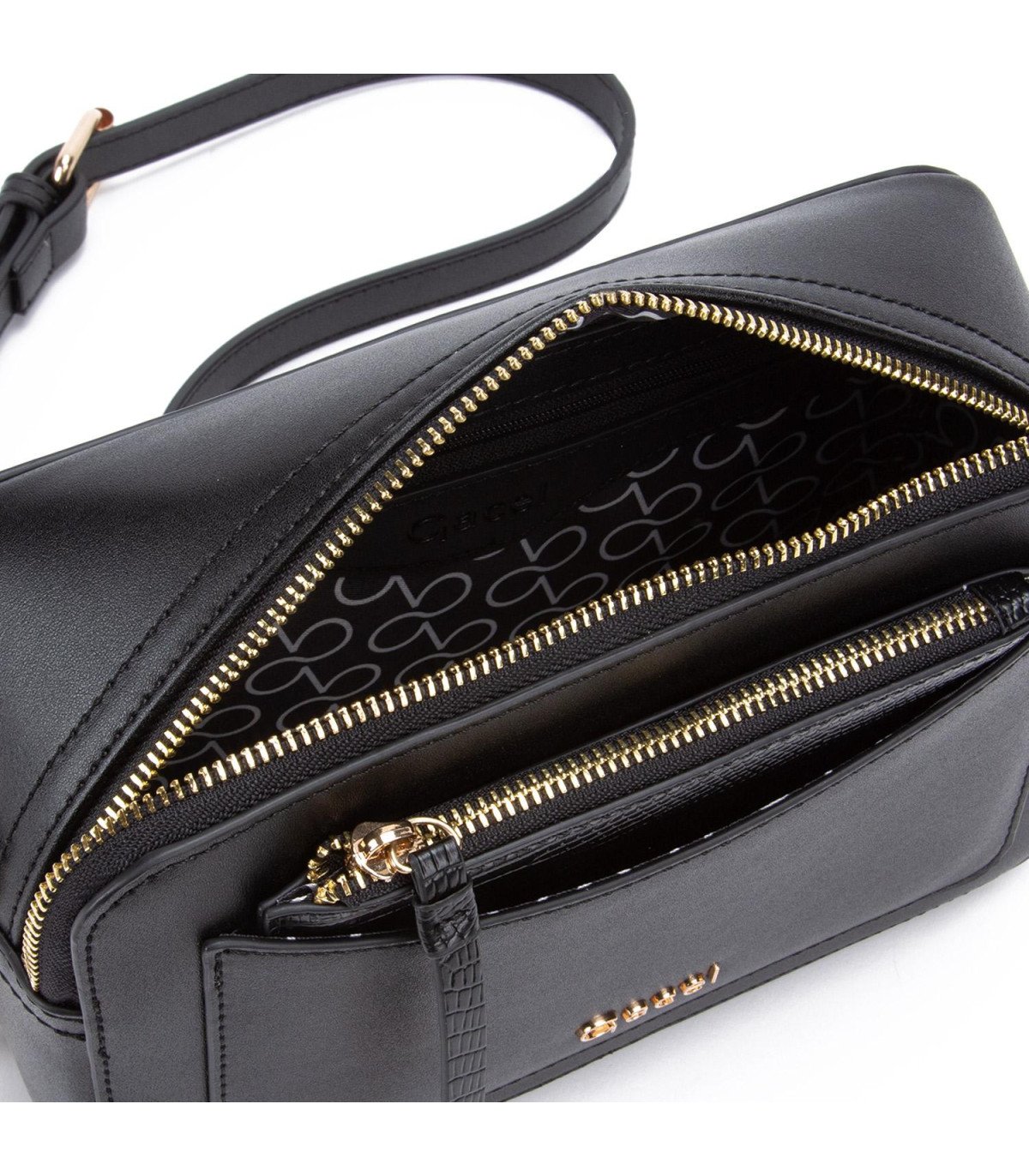 Cartera Mujer Gacel Bandolera Grande Negro