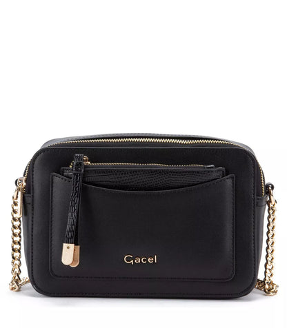 Cartera Mujer Gacel Bandolera Grande Negro