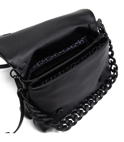 Cartera Mujer Bandolera Grande Negro Cadena
