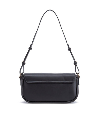 Cartera Mujer Bandolera Grande Negro/Dorado