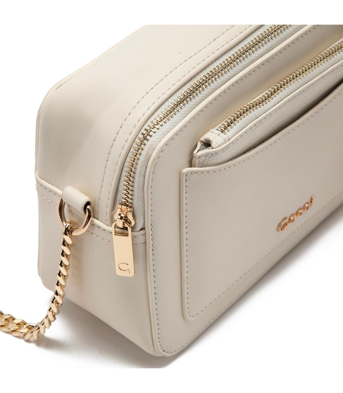 Cartera Mujer Bandolera Grande Off White