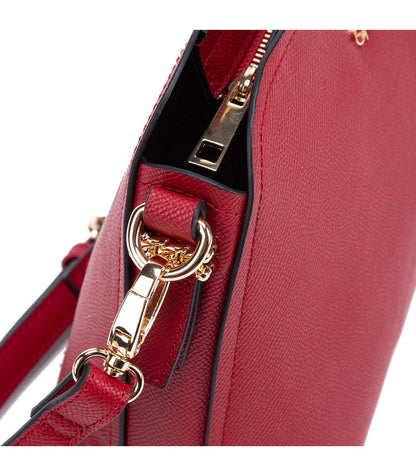 Cartera Mujer Bandolera Grande Rojo